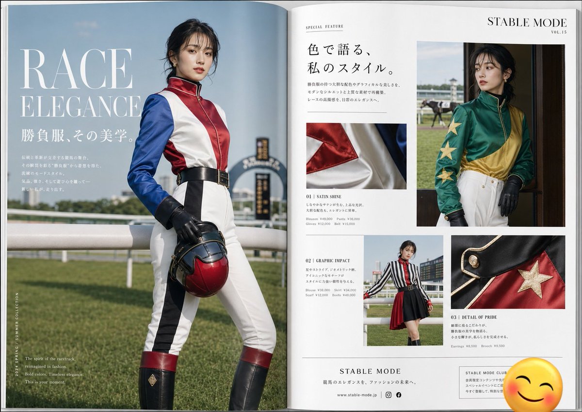 Luxury Japanese Fashion Magazine Layout — Jockey Editorial Prompt