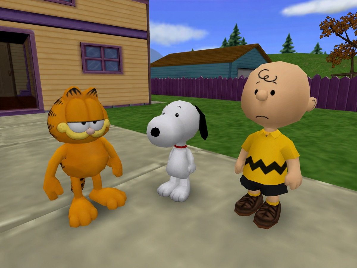 3D Cartoon Crossover Suburb — Sora 2 Prompt