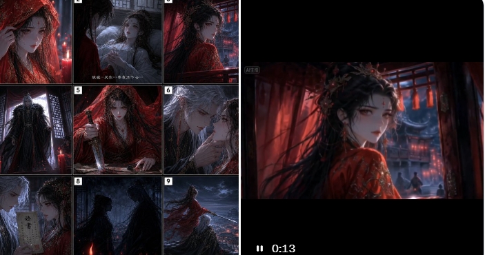 Dark Fantasy Storyboard & Video Preview — Sora 2 Prompt