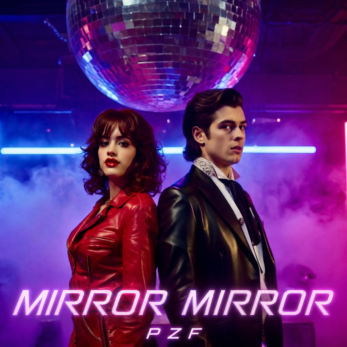 Synthwave Disco Album Cover Prompt — 80s Neon Nightclub Scene