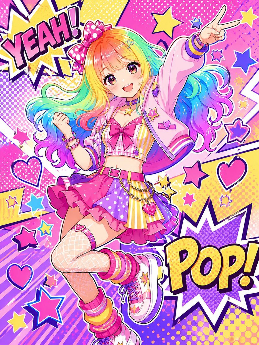 Shoujo Pop Idol Manga — Photo-to-Anime Prompt