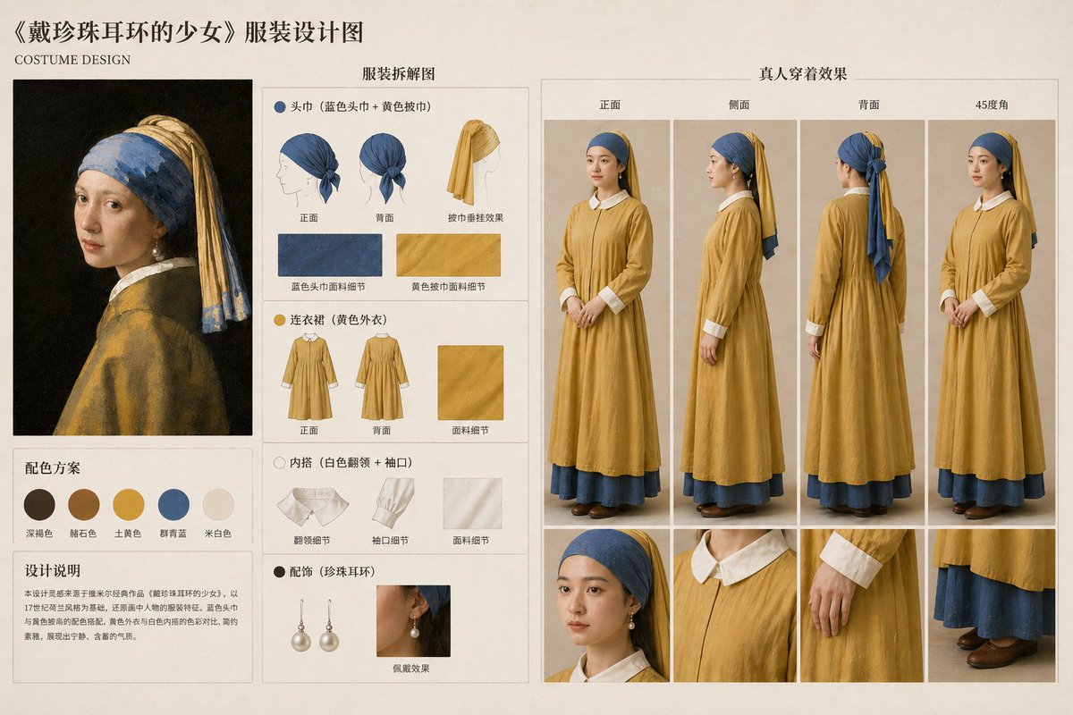 Fashion Design Prompt from Image — Create Multi-View Technical Sheets