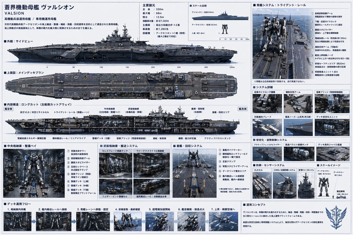 Sci-Fi Mecha Carrier Blueprint — Sora 2 Spec Sheet Prompt