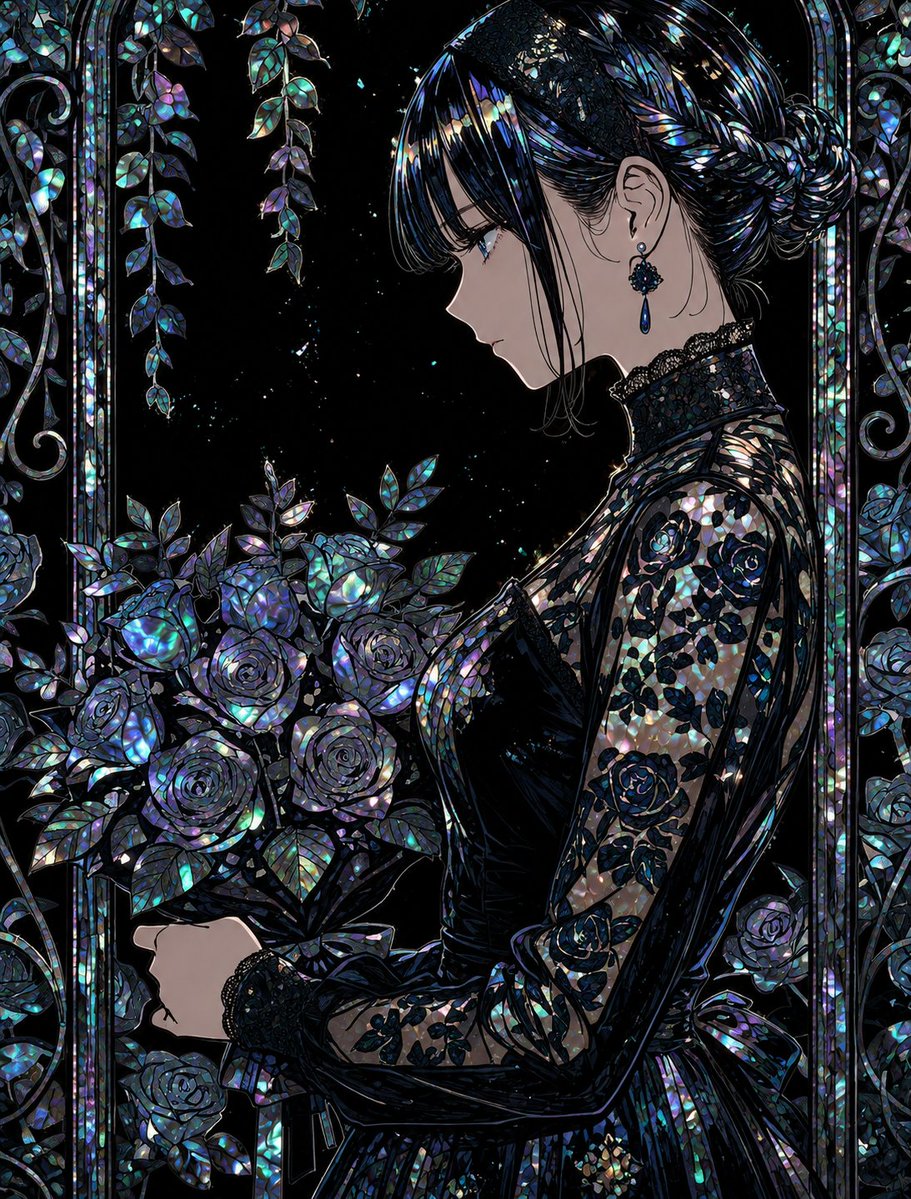 Iridescent Mother-of-Pearl Lacquerware Style — Sora 2 Prompt