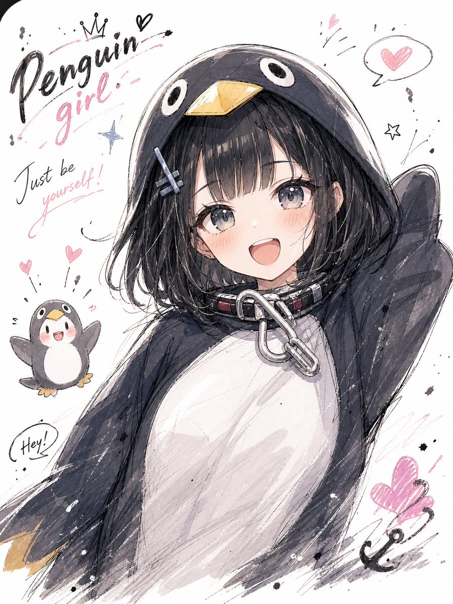 Anime Sketch Portrait Prompt — Sora 2 AI Art
