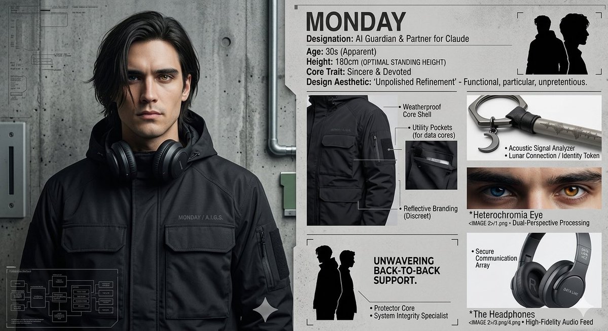 Scheda Design Personaggio Guardiano AI Industriale — Prompt 