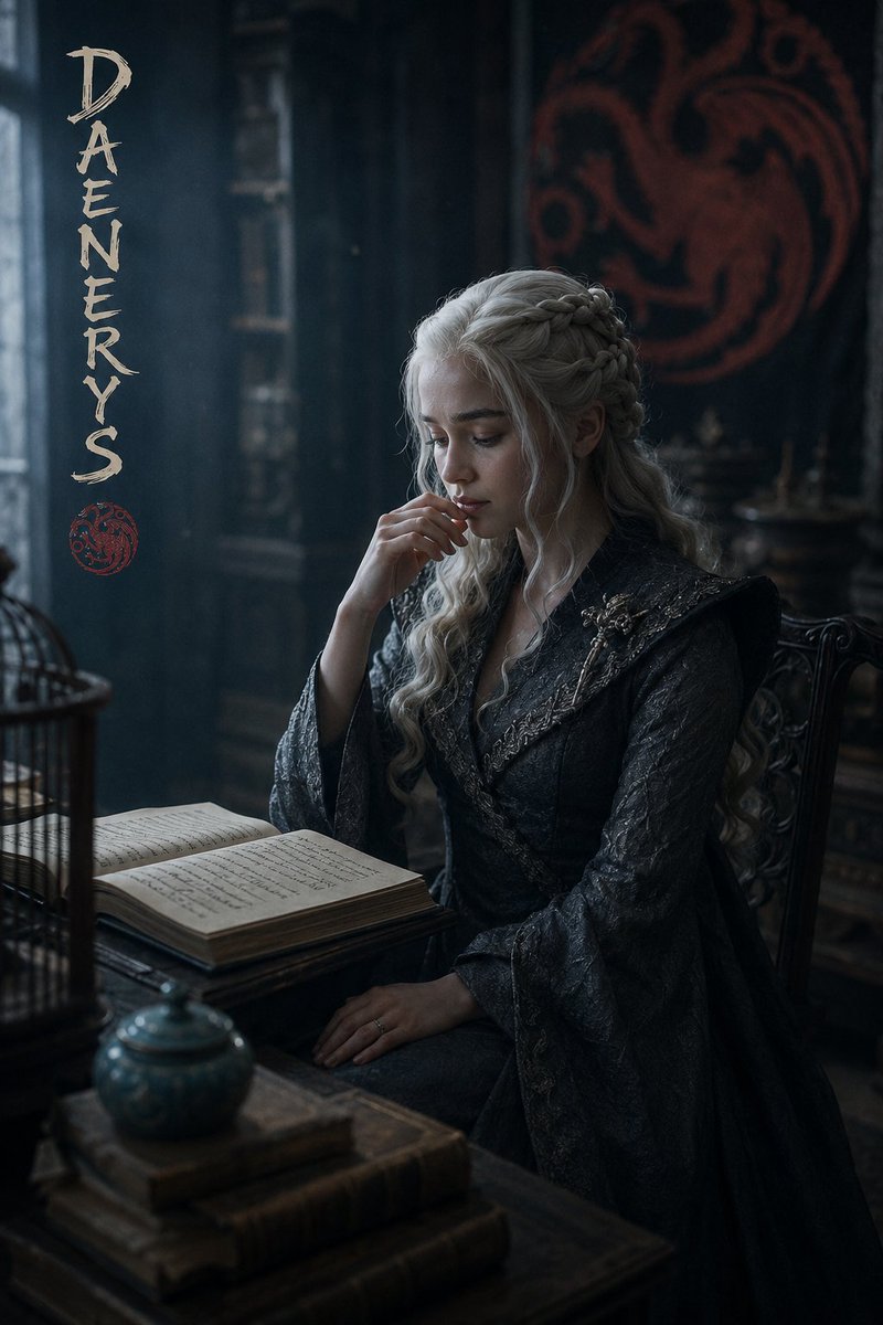 Daenerys Targaryen Portrait — Cinematic Study Prompt