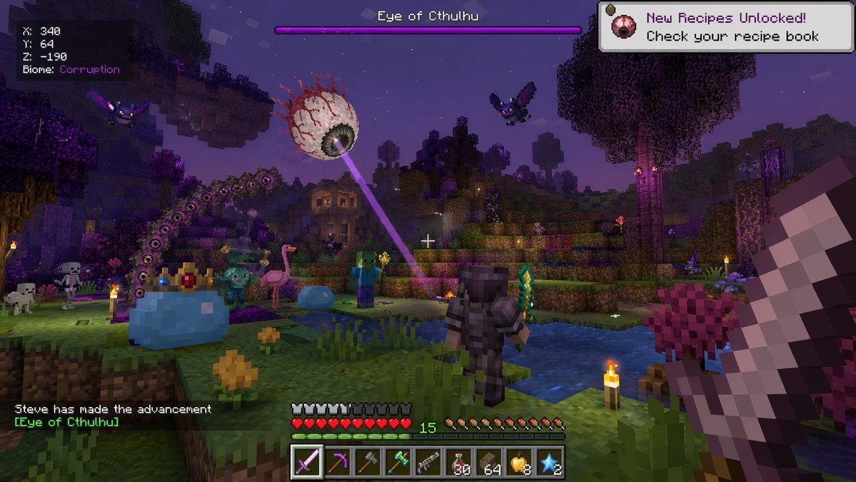 Voxel Boss Fight with HUD — Sora 2 Prompt