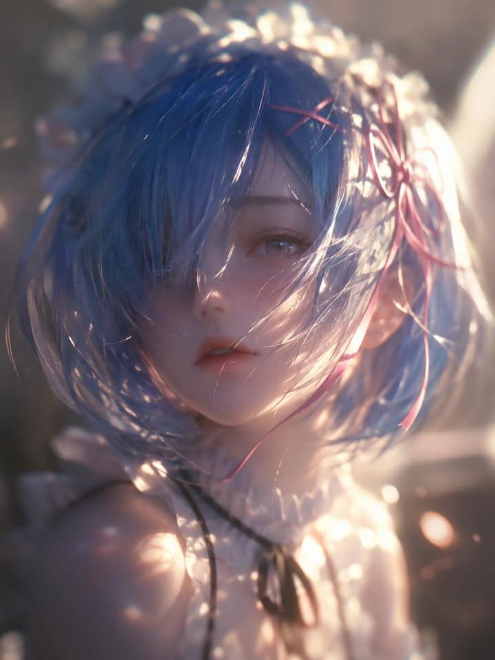 Ethereal Anime Portrait — Dreamy Backlit Glow Prompt