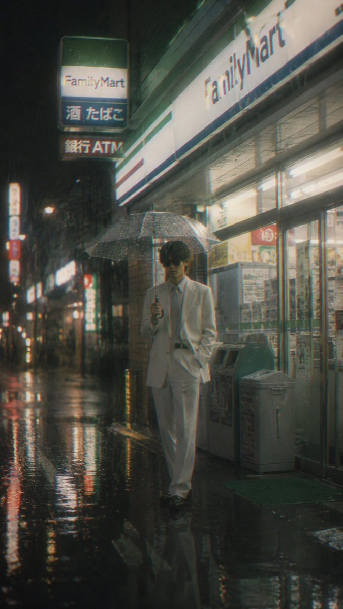 Cinematic Rainy Night Japan Street — Noir Portrait Prompt