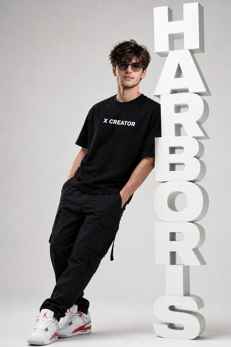 Minimalist Streetwear Typography Poster — Sora 2 Prompt