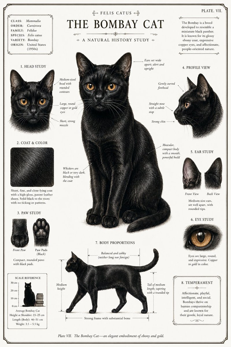 Vintage Botanical Cat Poster — Sora 2 Prompt