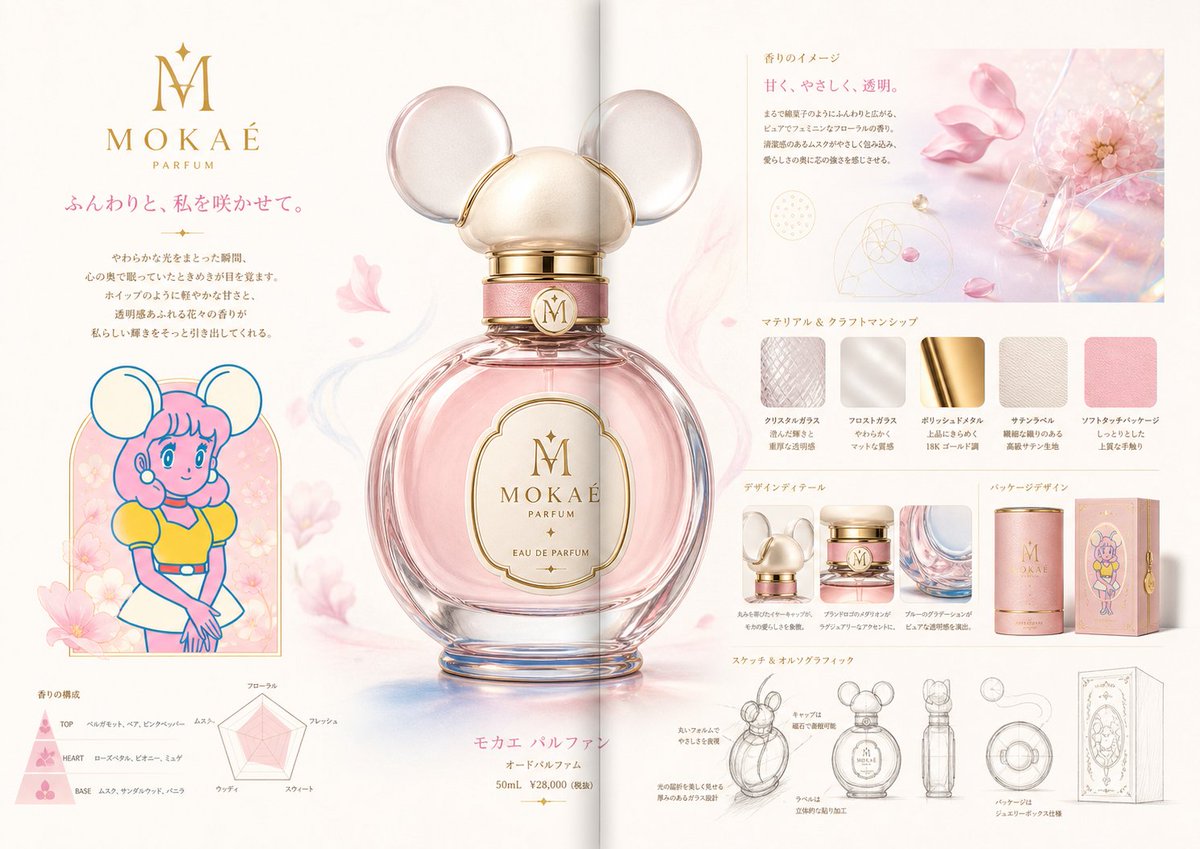 Luxury Perfume Bottle Editorial Ad Layout — Sora 2 Prompt