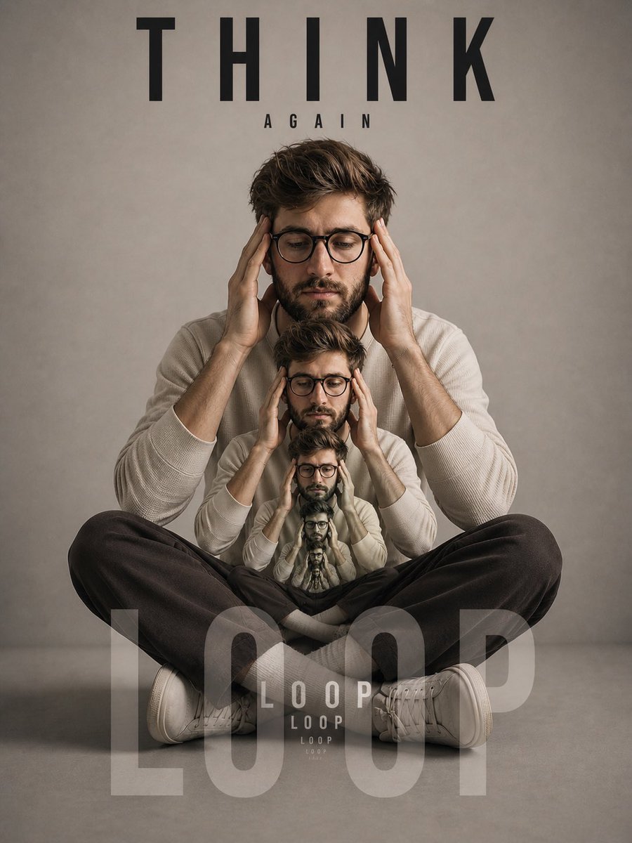 Recursive Thought Loop Portrait — Sora 2 Prompt
