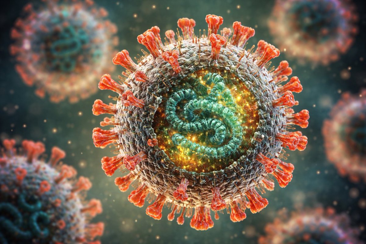 Hantavirus 3D Macro Visualization — Sora 2 Prompt