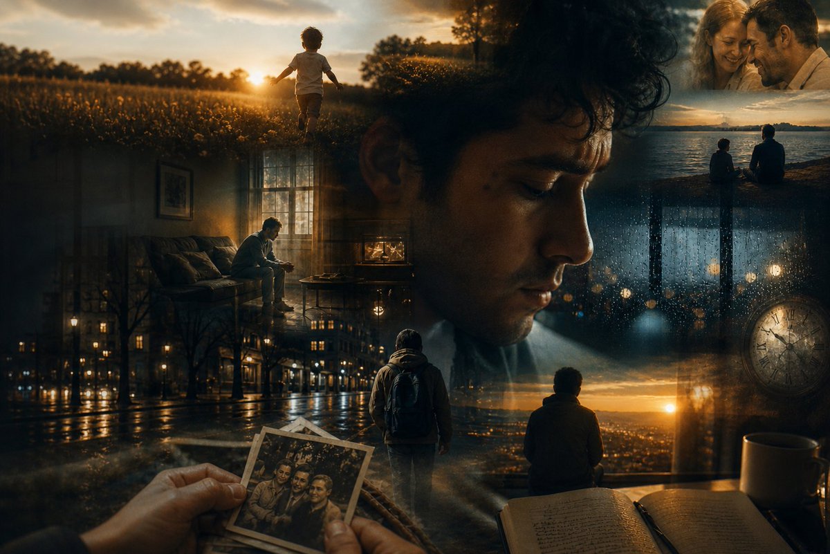 Dreamlike Double Exposure Montage — Cinematic Memory Prompt