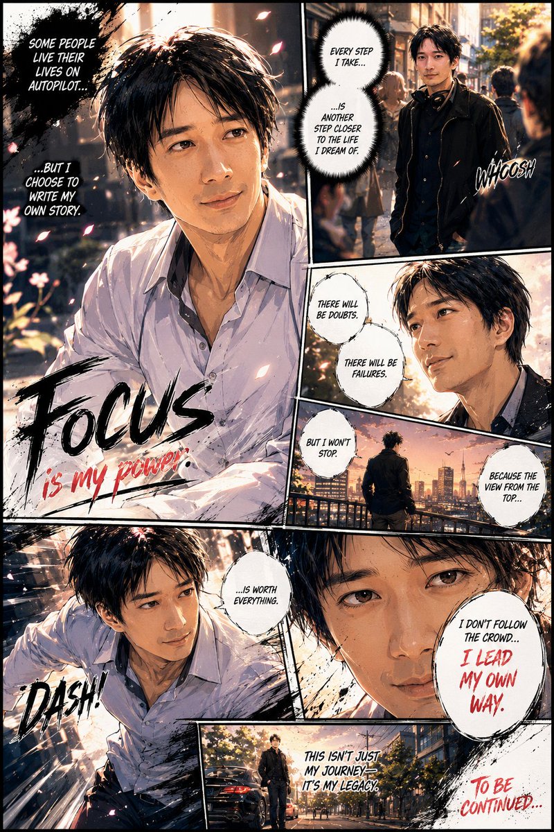 Dynamic Comic Page from Photo — AI Art Prompt