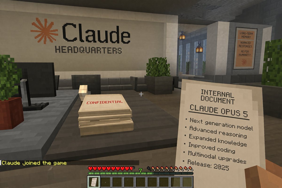 Voxel Game Office Screenshot — AI Prompt