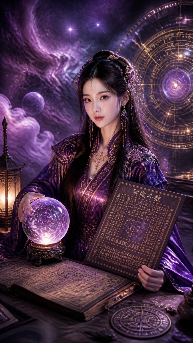 Cyberpunk Chinese Fortune Teller — Sora 2 Prompt
