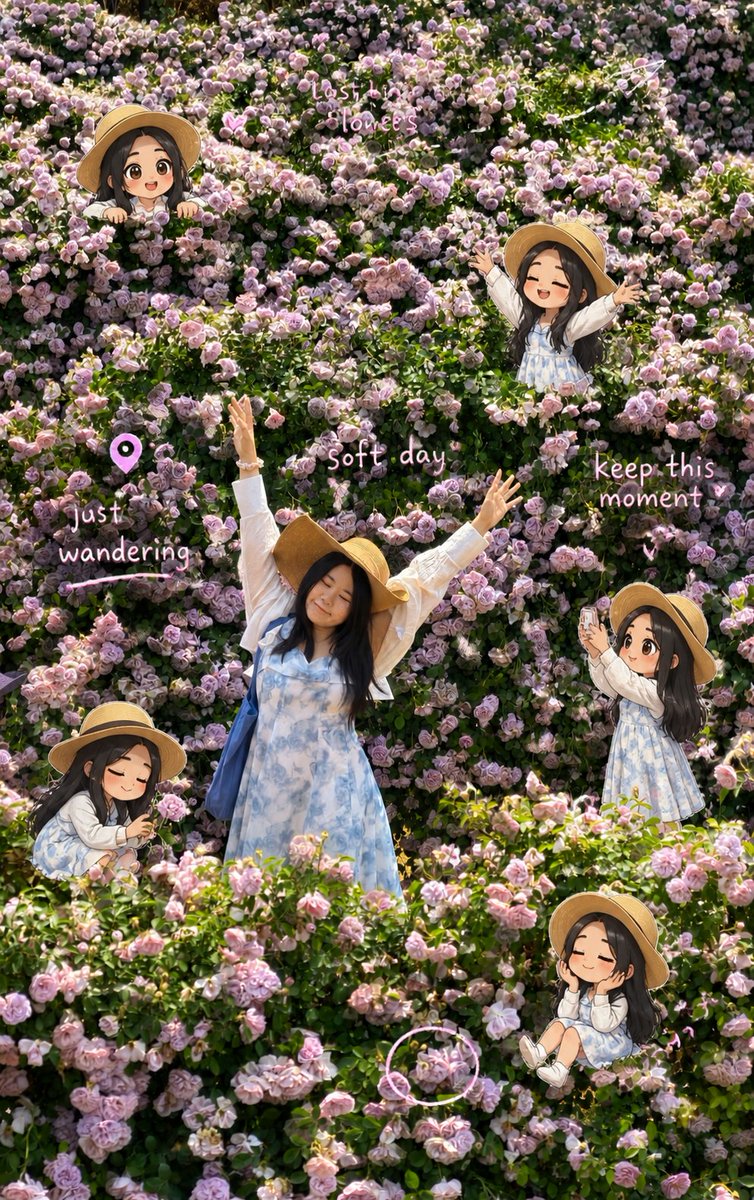 Travel Journal Q-Style Collage — Sora 2 Prompt