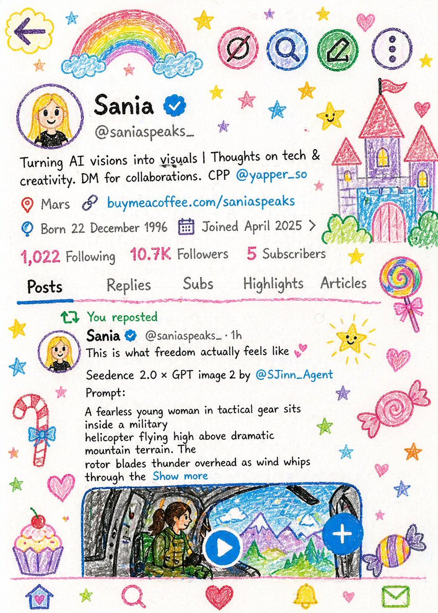 Crayon-Style Kids Illustration Prompt — Whimsical & Hand-Drawn