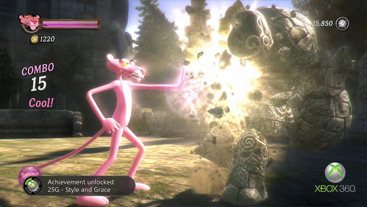 Pink Panther Xbox 360 Action Game Screenshot