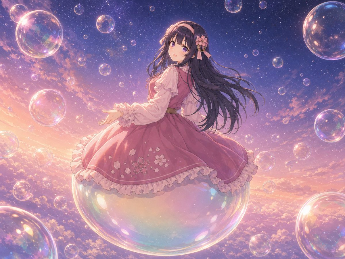 Poetic Surreal Bubbles & Foliage — AI Art Prompt