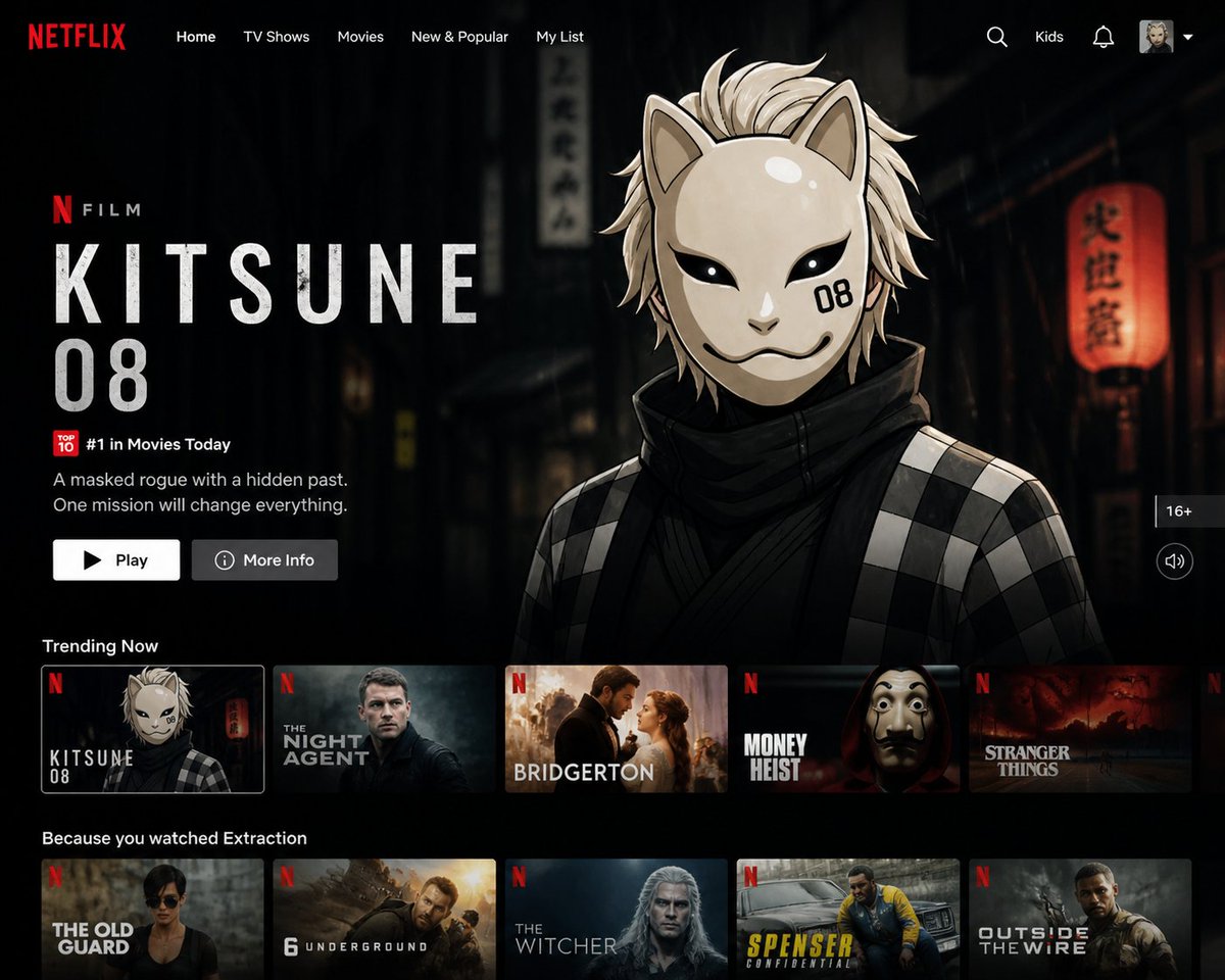 Netflix Homepage UI Generator — Sora 2 Prompt