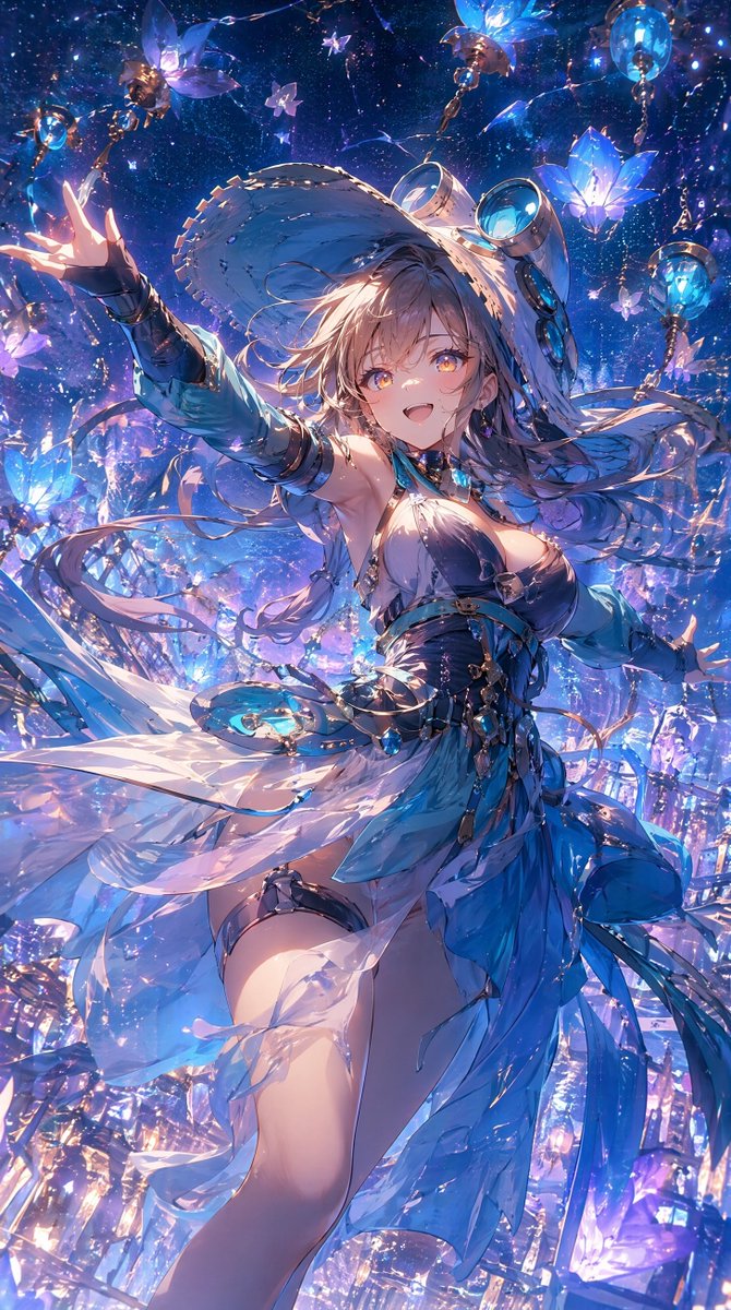 Fantasy Dancer in Glowing Garden — Sora 2 Prompt