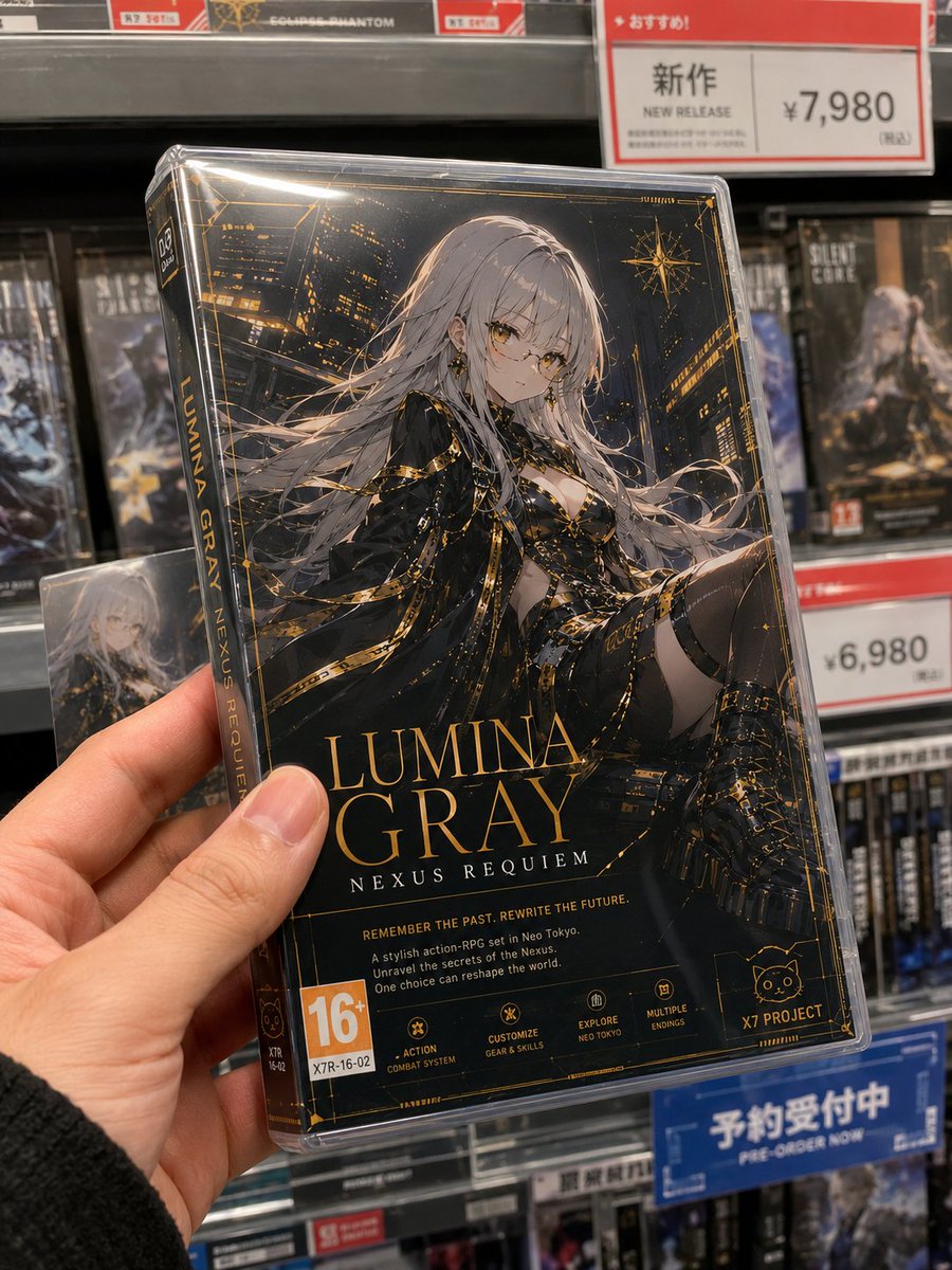 Fictional Game Box Store Photo — AI Sora Prompt
